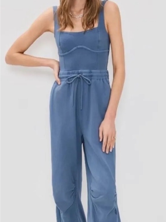 FP Movement by Free People Pants - FP Movement by Free People  Blue Inbound Jumpsuit Size L